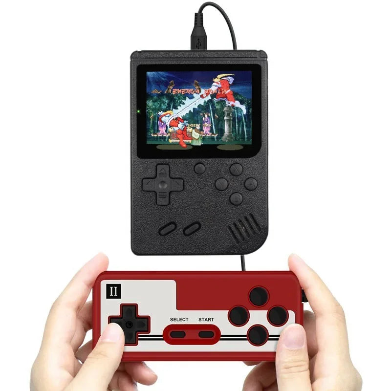 Retro Mini Handheld Video Game Console 8-Bit 3 Inch Color LCD Kids Game Player with Built-in 400 Games Portable Entertainment