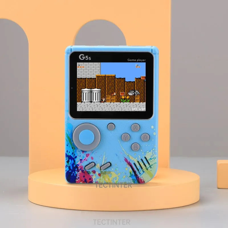 Video Game Console Mini Portable Retro TV Handheld Game Player Built-in 500 Games LCD Screen AV Output Support 2 Player Gamepad