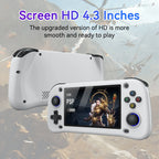 G28 Retro Handheld Video Game Console 64GB 4.3 Inch MIPI Screen Portable Linux System Pocket Player with 128GB 20000+ Games