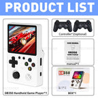 GB350 Handheld Game Player 3.5Inch IPS Screen Built-in 64G 20000+ Games Linux System Portable Retro Video Game Console For PS1