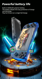 New Upgrade R50S Retro Games Console 128G 5.1inch IPS Screen Two-player 20000+ Classic Games Retroid Pocket Game Consolas