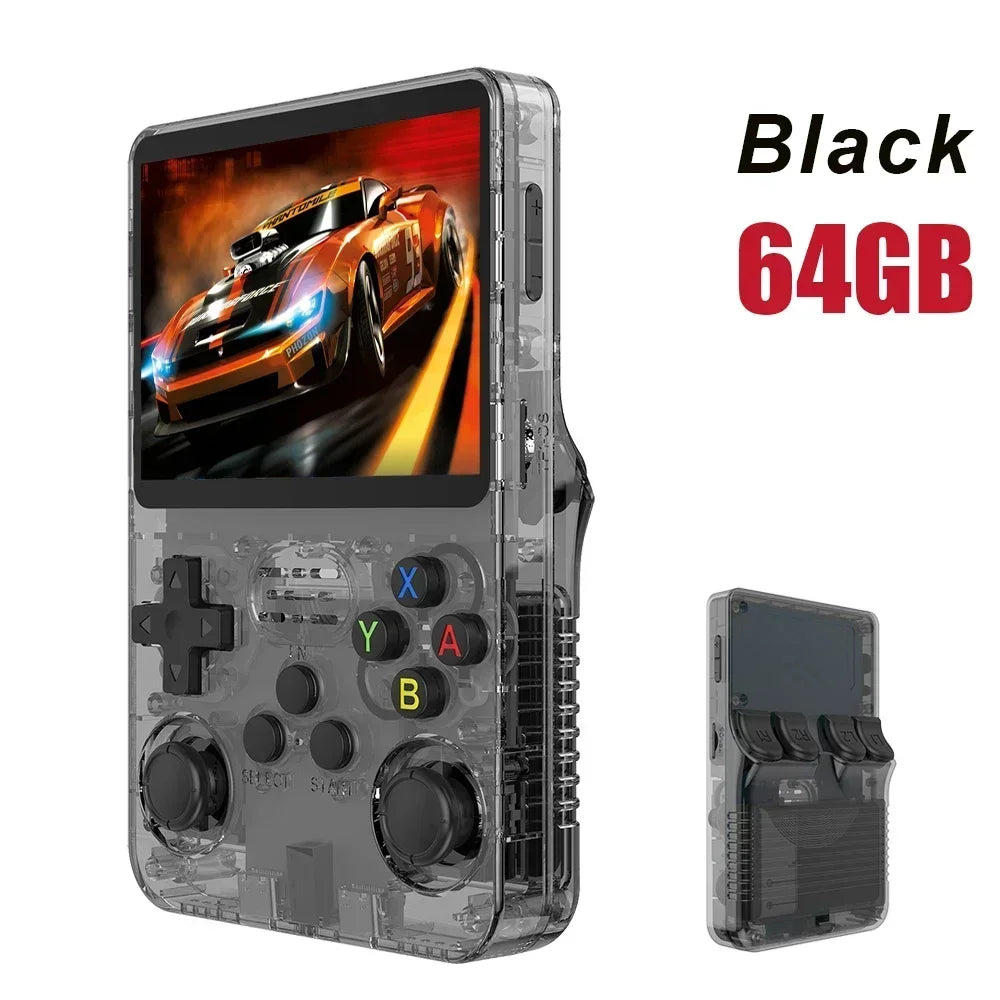 BOYHOM Original ARKOS 256G/128G/64G R36S Open Source Retro Handheld Game Console 3.5'' IPS Portable Pocket Game Player MAX