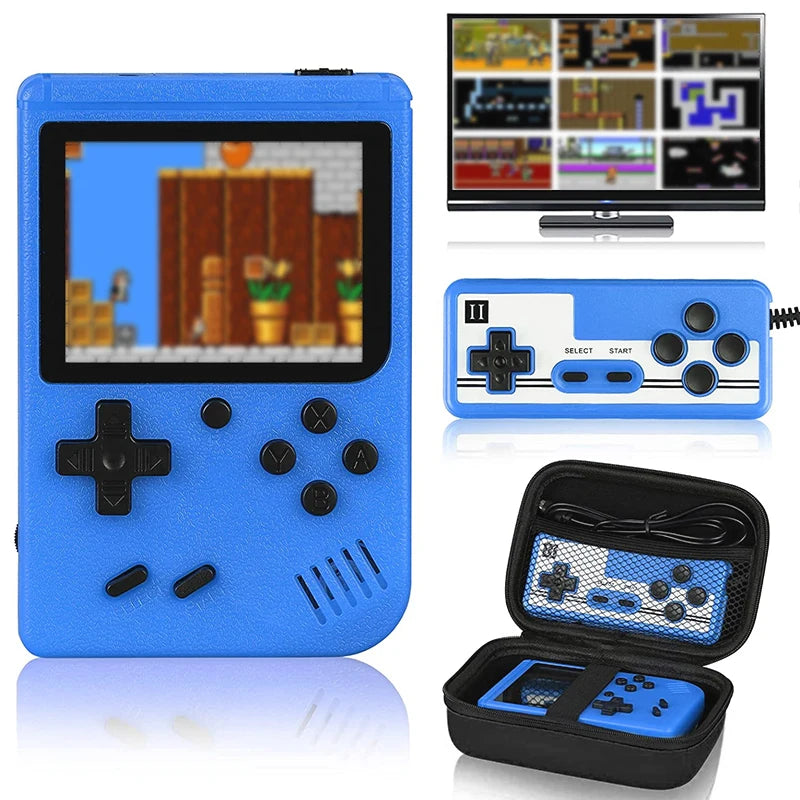 Retro Portable Mini Handheld Video Game Console 8-Bit 3.0 Inch Color LCD Color Game Player Built-in 400 games For Kids Gifts