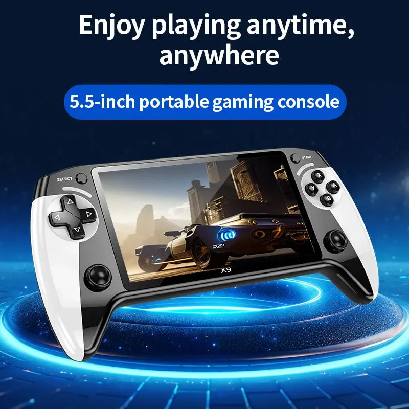 X9 Retro Handheld Video Game Console 1500mAh 5.5-inch IPS Screen Mini Portable Handheld Video Player 1GB-128GB Type-C