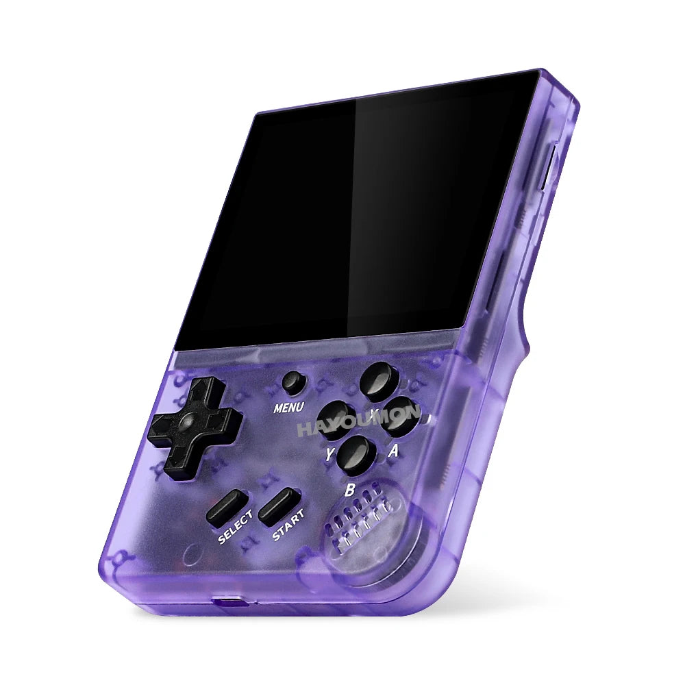 NEW 64G R350S Retro Handheld Video Game Console 3.5" IPS HD Screen Linux System 15000+ Portable Pocket Video Player R350S