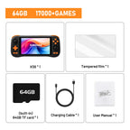 Kinhank K56 Handheld Game Console Android 14 5.5 inch Touch Screen With 50+ Emulators Retro Video Games  For DC/MAME/SS/PSP