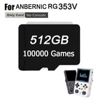 ANBERNIC RG353V RG353VS  TF Card Preloaded Games for 512G 256G 128G 64G  Handheld Game Built in 100000+ Games