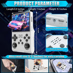 R40S Pro Retro Handheld Game Console 3.5-inch Open-Source Linux System 256GB Portable Video Player Handheld Game Console