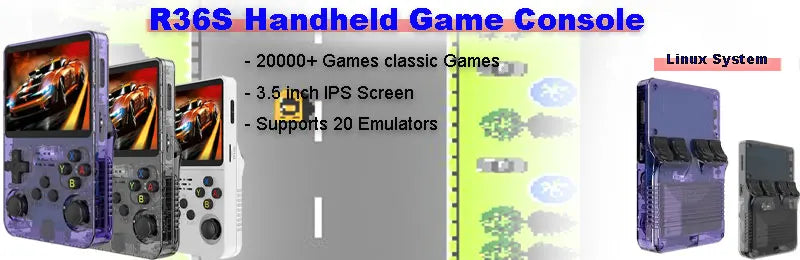 Handheld Game Console 500 Classic Games LCD Portable Retro Video Mini Game Console Rechargeable Great Gift for Kids and Adults