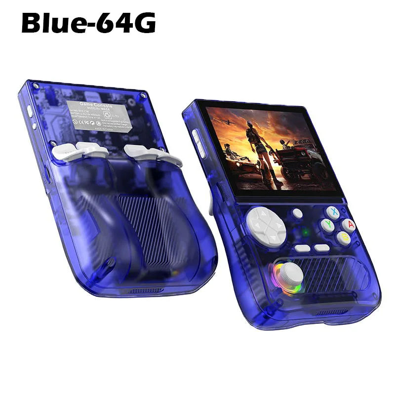 K36S Retro Handheld Game Console 128G Mini Portable 3.5-Inch IPS Screen Video Game Consoles 64G Linux Pocket Game Player Gifts