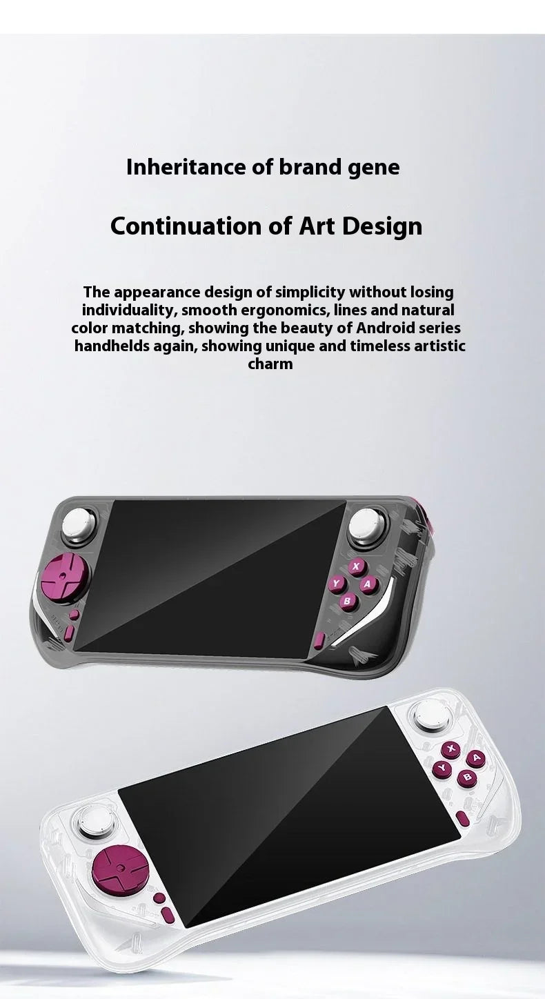 E6 MAX Game Console 5Inch 1280*720 DPI IPS Touch Screen 5000mAh Hall Joystick Handheld Game Consoles Support Projection Custom
