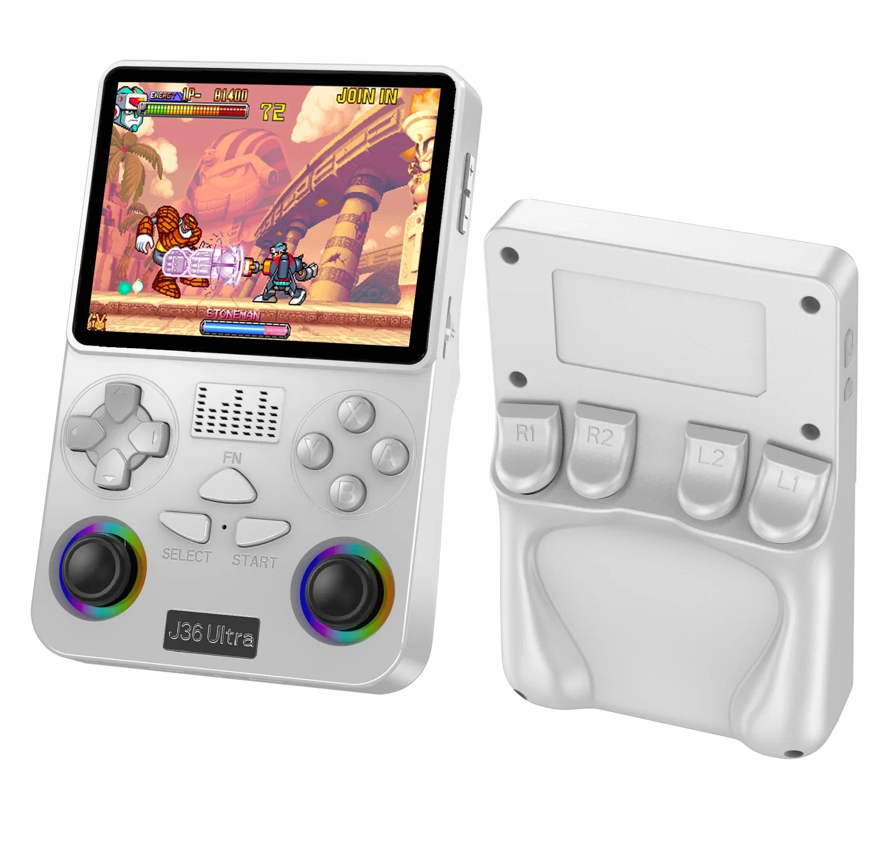 J36 Ultra 128G Retro Handheld Game Console 3.5 Inch Video Portable Game Player 20+ simulator 5G WIFI Global Networking