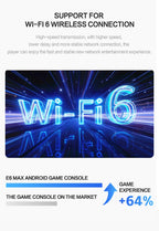 2025 E6MAX Android Convenient Handheld Game Players 8-core 64 bit touch screen 4+32GB Retro Nostalgic 5-Inch Screen Game Machine