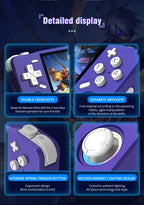 Newest Retro XF35H Handheld Video Game Console Portable 3.5 Inch IPS Screen  Preloaded Games Linux System Pocket Player 128GB