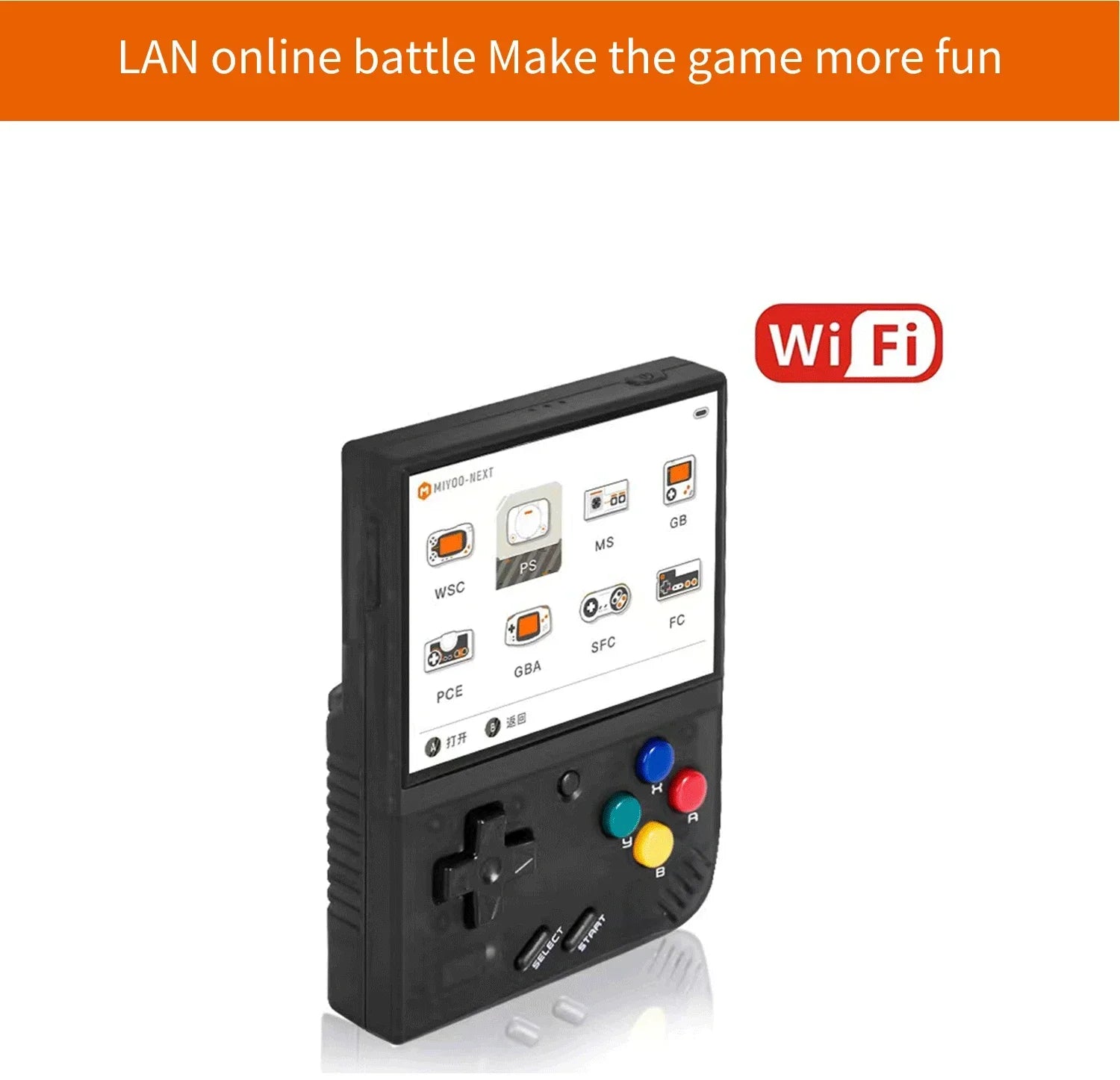 MIYOO Mini Plus Portable Retro Handheld Game Console V2 Mini+ 3.5 Inch IPS Screen Classic Video Game Console Linux System Gift