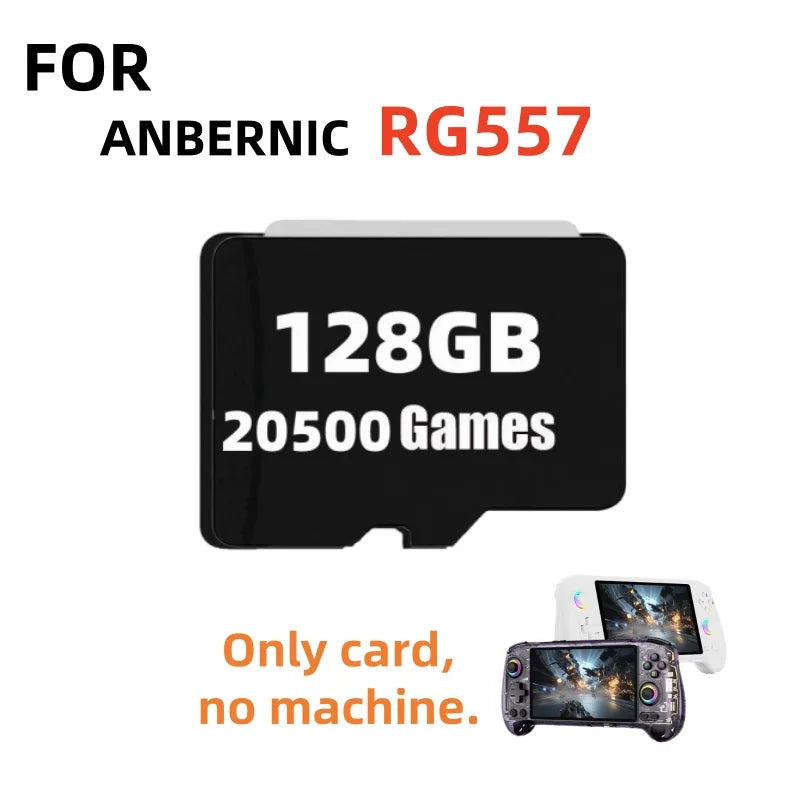 For RG557 Portable Handheld Game Console Memory Card TF Card SD Card Game Card  Video Player Retro Game Android  512G PSP PS2