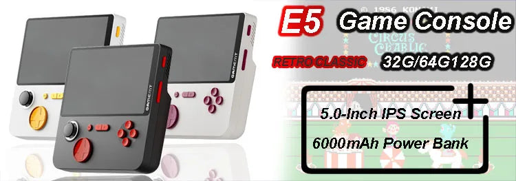 R36S Game Console Linux System 128G Portable Video Consoles 3.5 Inch IPS Screen with Retro Games Pocket Handheld Game Players