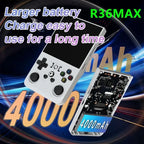 R36 MAX Retro Handheld Game  4.0Inch IPS Screen Console 128GB Portable Pocket Video Player Supports 30+ Emulators