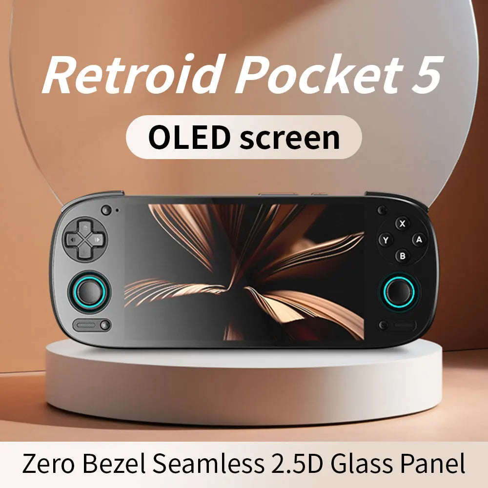 Retroid Pocket 5 SD865 5.5 Inch Oled HD Screen Bluetooth 5.1 Android 5000mAh Battery Android Handheld Game Console