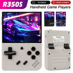 NEW 64G R350S Retro Handheld Video Game Console 3.5" IPS HD Screen Linux System 15000+ Portable Pocket Video Player R350S