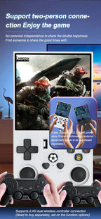 R36 MAX Retro Handheld Game  4.0Inch IPS Screen Console 128GB Portable Pocket Video Player Supports 30+ Emulators