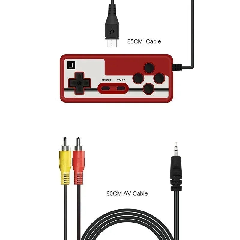 VIVO Portable Retro Mini Game Console 8-Bit Handheld Game Player Built-in 500 Games AV Out Game Console Valentine's Day Gift