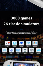 G28 Retro Handheld Video Game Console 64GB 4.3 Inch MIPI Screen Portable Linux System Pocket Player with 128GB 20000+ Games