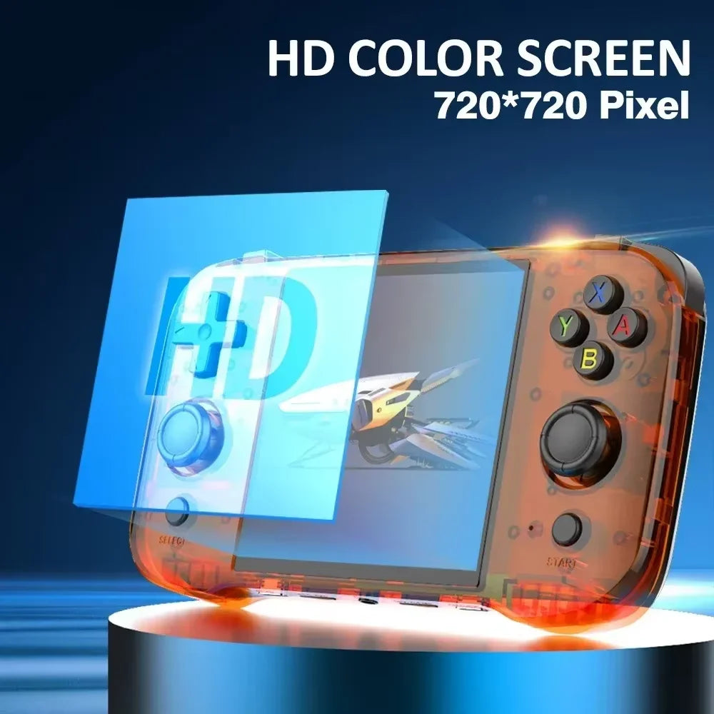 R46S Retro Handheld Game Console Linux System Support WIFI Bluetooth 4 inch Pocket Video Player For PS1 N64 PSP 3D Game R50S