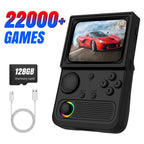 XISKT R36T Retro Portable Pocket Handheld Game Console EmuEMEC System 27+Simulator 18000+Game 3.5''IPS Screen Video Game Console