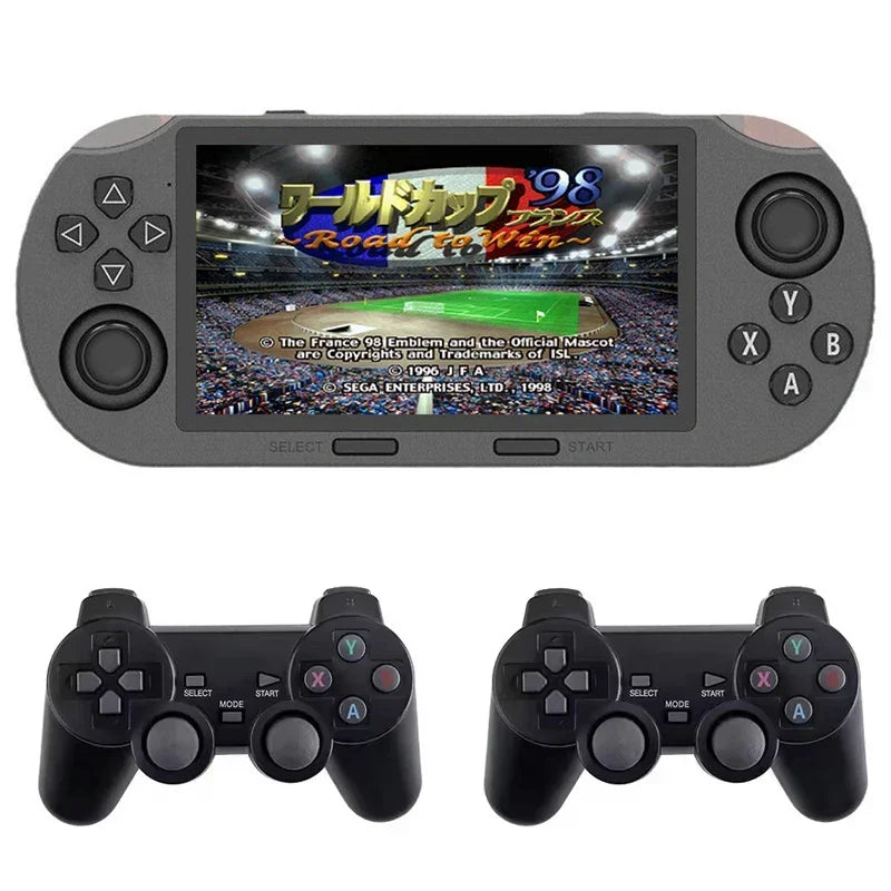SF3000 Portable Handheld Game Player 4.5 Inch IPS Screen Retro Video Game Console Built-in 20000+ Games for PS1/GBA/SFC/MAME