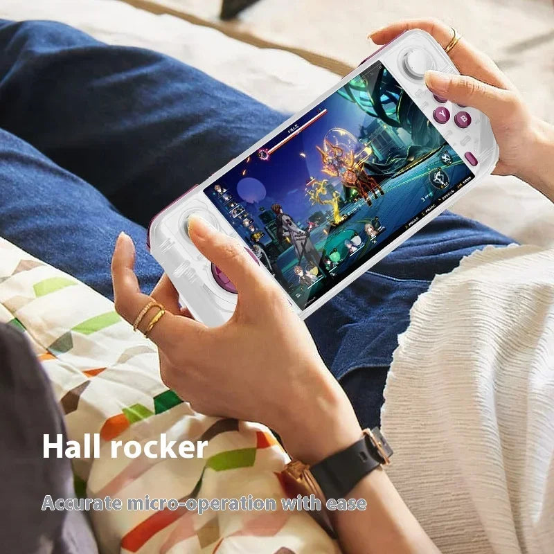 E6 MAX Game Console 5Inch 1280*720 DPI IPS Touch Screen 5000mAh Hall Joystick Handheld Game Consoles Support Projection Custom
