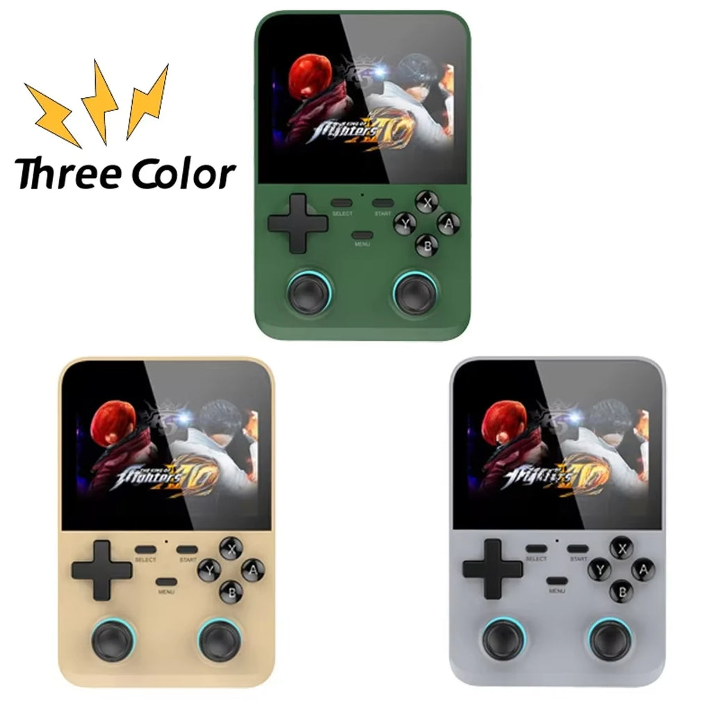 D007 Plus 3.5 Inch IPS Screen Handheld Game Console Players Dual Joystick 10000+ Game Retro Devices Portable Game Consoles