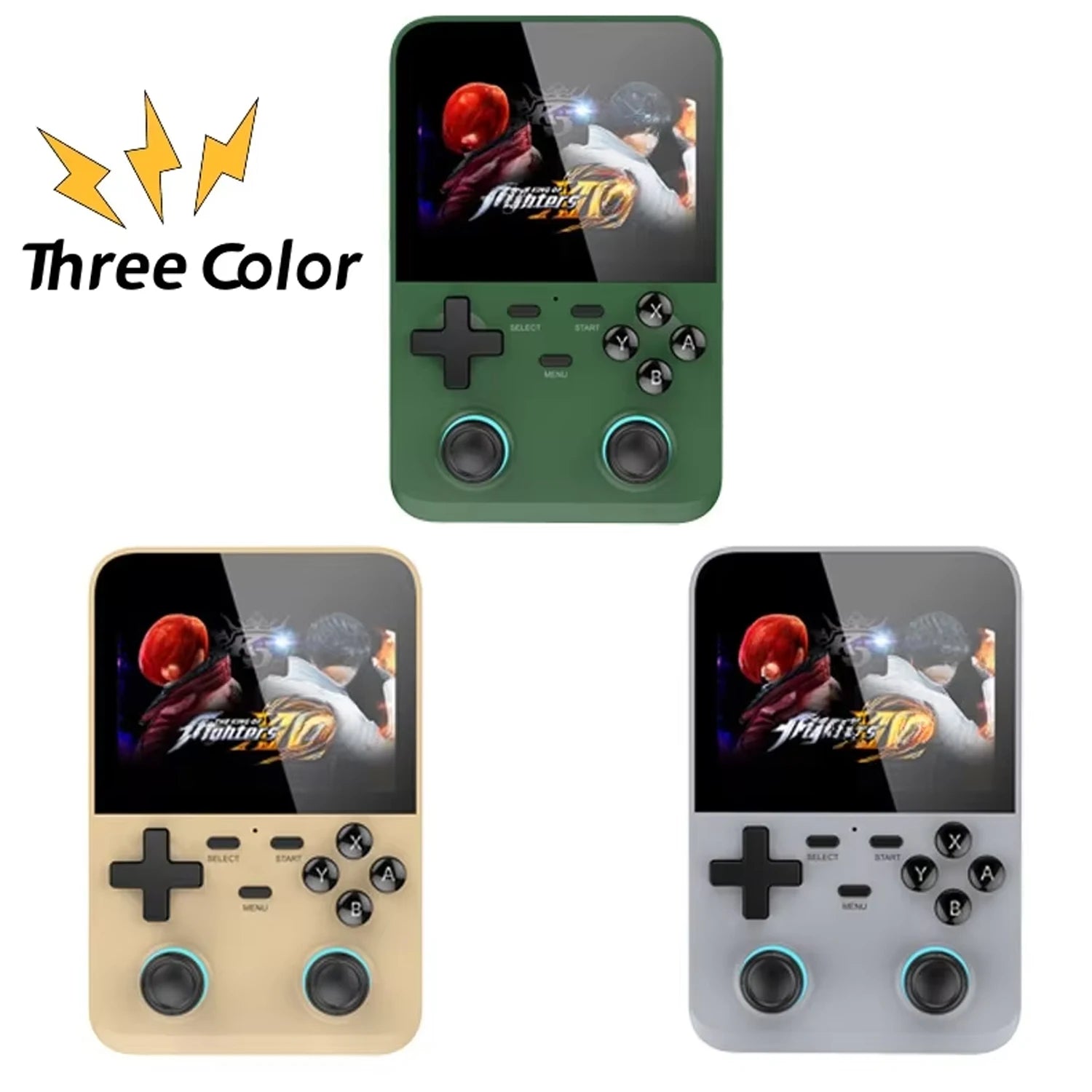 D007 Plus 3.5 Inch IPS Screen Handheld Game Console Players Dual Joystick 10000+ Game Retro Devices Portable Game Consoles