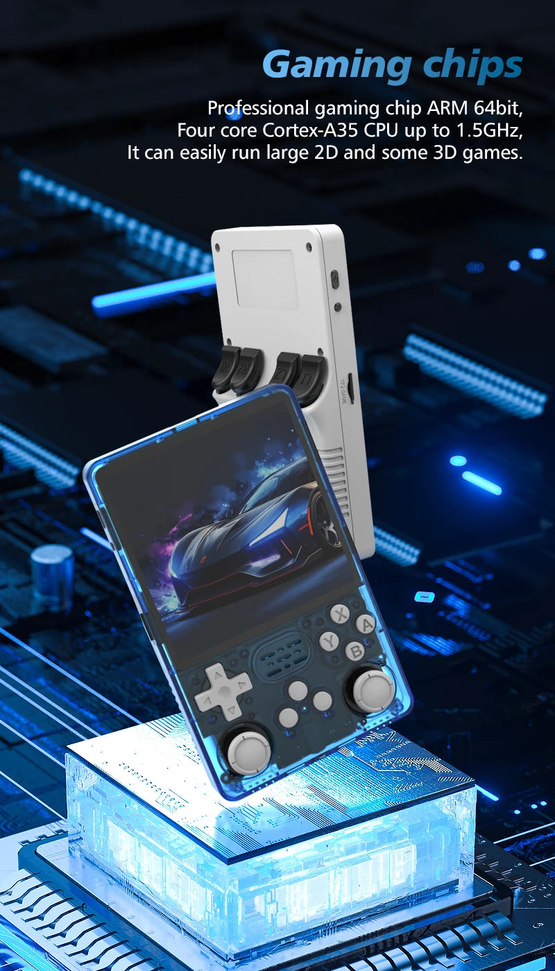 R36S PLUS Handheld Retro Game Console R36plus R36S 4.0" IPS Screen WIFI Portable Pocket Video Game Player Open Source Kid Gifts