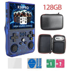 Open Source R36PRO Handheld Game Console Linux System 3.5inch HD Screen 4000mAh Play 6h 1GB+8GB RAM, Support TFcard 64GB 128GB