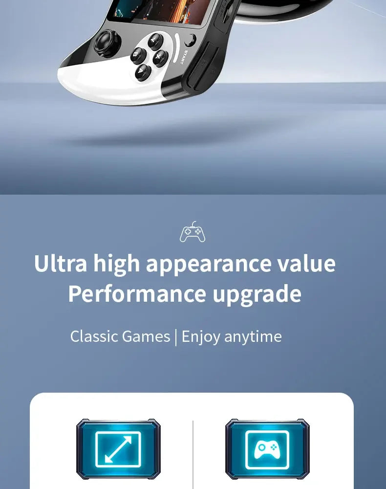 X9 Retro Handheld Video Game Console 1500mAh 5.5-inch IPS Screen Mini Portable Handheld Video Player 1GB-128GB Type-C