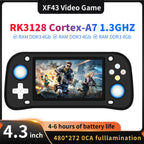 AISLPC XF43 Retro Handheld Game Console 4.3 inch Linux System Gaming Players Portable Pocket Hand Game Video Devices Play Gift