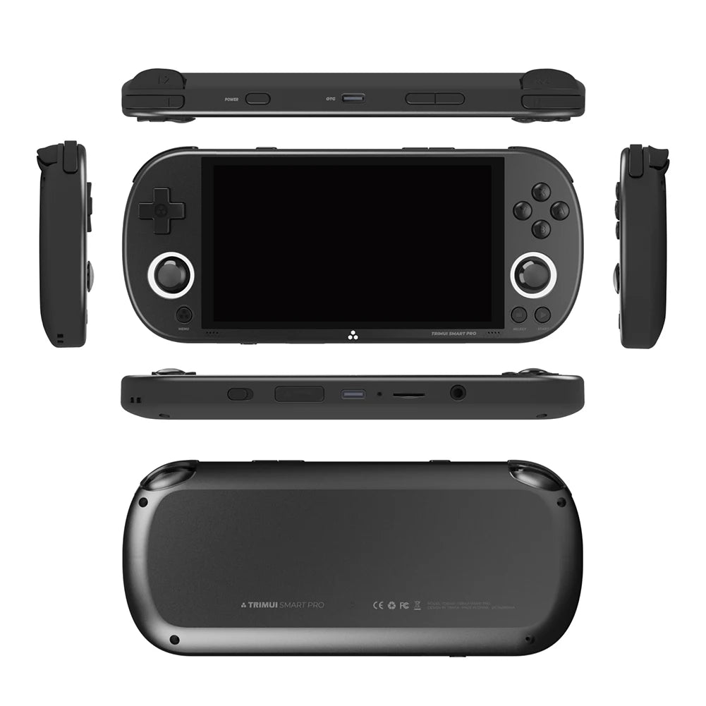 TRIMUI Smart Pro Video Game Console for Kids Adult 4.96 Inch Screen Linux Pocket Double Joystick Handheld Game Player Console