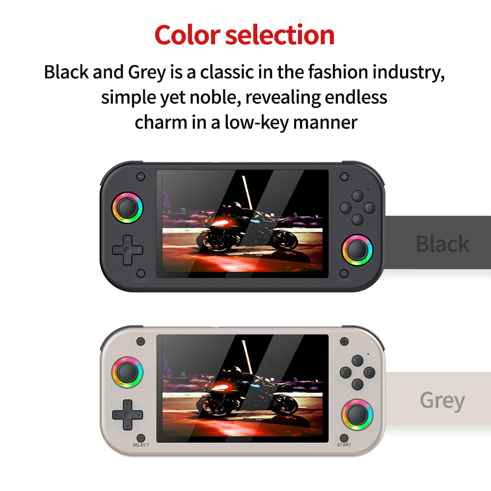 M26 Handheld Game Console Kids Gifts 5.1Inch 64GB IPS Screen 3D Retro Handheld Game Console with 20000 Games