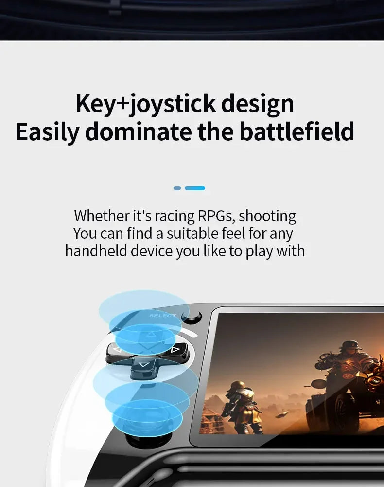 X9 Retro Handheld Video Game Console 1500mAh 5.5-inch IPS Screen Mini Portable Handheld Video Player 1GB-128GB Type-C