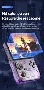 K36S Retro Handheld Game Console 128G Mini Portable 3.5-Inch IPS Screen Video Game Consoles 64G Linux Pocket Game Player Gifts