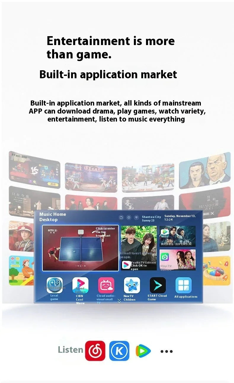 E6 MAX Game Console 5Inch 1280*720 DPI IPS Touch Screen 5000mAh Hall Joystick Handheld Game Consoles Support Projection Custom