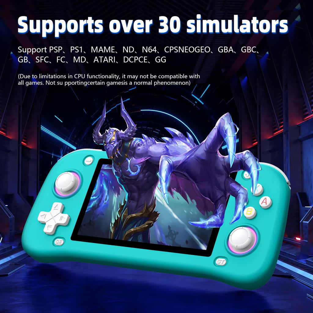 AISLPC XF43 Retro Handheld Game Console 4.3 inch Linux System Gaming Players Portable Pocket Hand Game Video Devices Play Gift