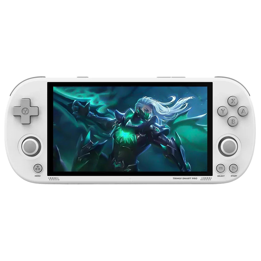 TRIMUI Smart Pro Video Game Console for Kids Adult 4.96 Inch Screen Linux Pocket Double Joystick Handheld Game Player Console