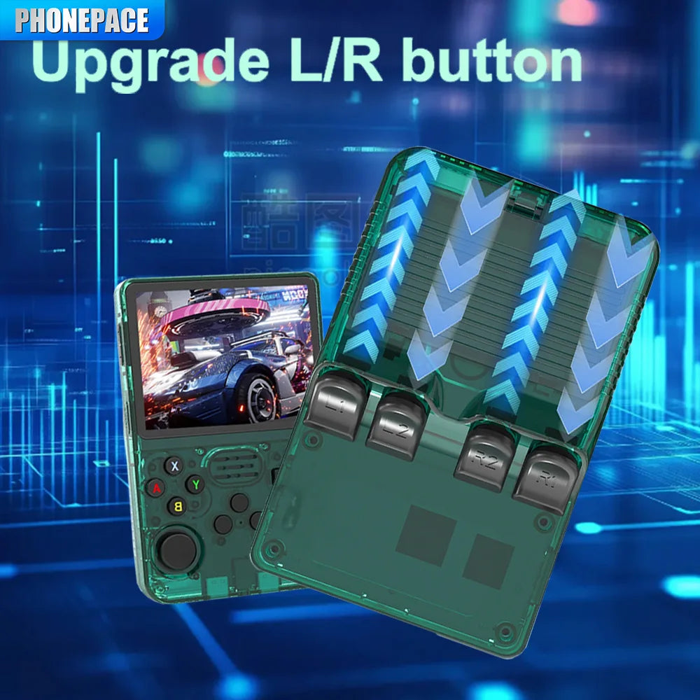 New R36S Game Console, Support HDMI High Definition Output Connection Display, 2.4G Wireless Handle Connection, Double Happy