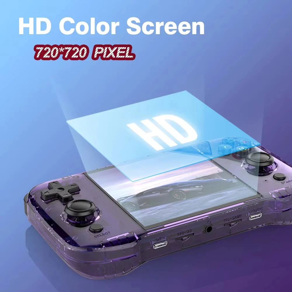 R46S Retro Handheld Game Console Linux System Support WIFI Bluetooth 4 inch Pocket Video Player For PS1 N64 PSP 3D Game R50S