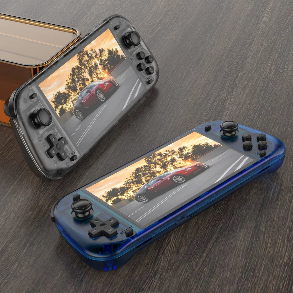 New Upgrade R50S Retro Games Console 128G 5.1inch IPS Screen Two-player 20000+ Classic Games Retroid Pocket Game Consolas