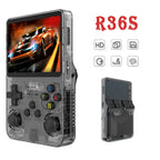 R36S Retro Video Handheld Game Console Linux System 3.5 Inch lPS Screen Built in 3000mah Battery Preinstalled Games