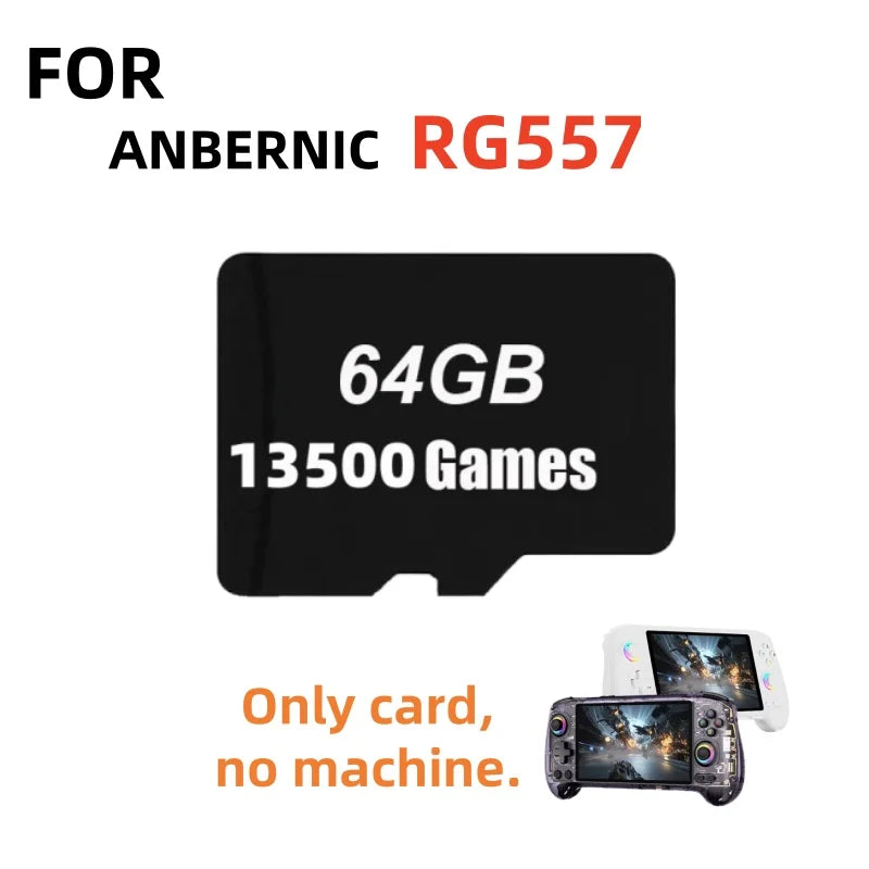 For RG557 Portable Handheld Game Console Memory Card TF Card SD Card Game Card  Video Player Retro Game Android  512G PSP PS2