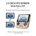 New POWKIDDY V10 Handheld Game Console 3.5 Inch 480*320 IPS OCA Full Screen Retro Opendinglinux Handhelds Cheap Children's Gifts